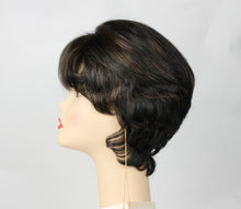 Load image into Gallery viewer, Linda Deep Dark Brown With Medium Brown Highlights Size M