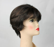 Load image into Gallery viewer, Linda Deep Dark Brown With Medium Brown Highlights Size M