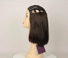 Load image into Gallery viewer, Hat Fall Avalon Dark Brown With Dark Red Highlights Size X-L 11''