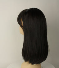 Load image into Gallery viewer, Avalon Fall With Bangs Dark Brown Size S