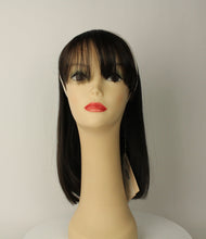 Load image into Gallery viewer, Avalon Fall With Bangs Dark Brown Size S