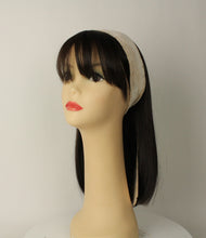 Load image into Gallery viewer, Avalon Fall With Bangs Dark Brown Size S