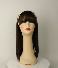 Load image into Gallery viewer, Avalon Fall With Bangs Brown Size L