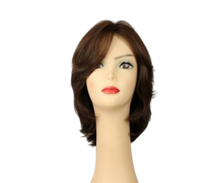 Load image into Gallery viewer, Shlomit  Dark Brown With Warm Highlights Skin Top Size M
