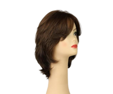 Load image into Gallery viewer, Shlomit  Dark Brown With Warm Highlights Skin Top Size M
