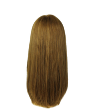 Load image into Gallery viewer, Pre-cut Rina Light Brown With Warm Blonde Highlights Multi-Directional Skin Top Size L
