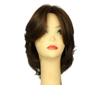 Load image into Gallery viewer, Olivia 2000 Dark Brown With Light Brown Highlights Skin Top Size M
