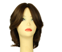 Load image into Gallery viewer, Olivia 2000 Brown With Reddish Highlights Multi-Directional Skin Top Size M
