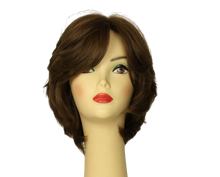 Load image into Gallery viewer, Linda Light Brown With Reddish Highlights Multi-Directional Skin Top Size M
