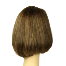 Load image into Gallery viewer, CARRE LIGHT BROWN WITH ASH BLONDE HIGHLIGHTS MONO-DIRECTIONAL TOP SIZE M
