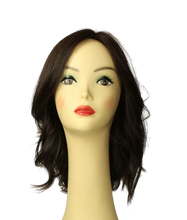Load image into Gallery viewer, Shlomit Dark Brown With Reddish Highlights Skin Top Size S
