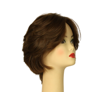 Load image into Gallery viewer, Linda Light Brown With Reddish Highlights Multi-Directional Skin Top Size M
