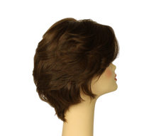 Load image into Gallery viewer, Linda Light Brown With Reddish Highlights Multi-Directional Skin Top Size M
