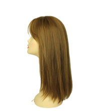 Load image into Gallery viewer, Pre-cut Rina Light Brown With Warm Blonde Highlights Multi-Directional Skin Top Size M
