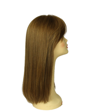 Load image into Gallery viewer, Pre-cut Rina Light Brown With Warm Blonde Highlights Multi-Directional Skin Top Size M
