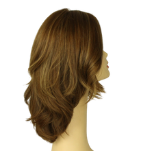 Load image into Gallery viewer, Riva PRE-CUT LIGHT BROWN WITH ASH BLONDE HIGHLIGHTS  Skin Top Size M
