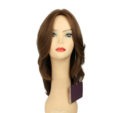RINA LIGHT BROWN WITH ASH BLONDE HIGHLIGHTS SKIN TOP SIZE L Pre-Cut