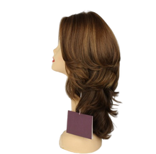Load image into Gallery viewer, Rina Light Brown With Ash Blonde Highlights Skin Top Size L Pre-Cut
