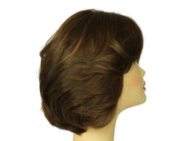 Load image into Gallery viewer, Dorothy Medium Brown With Dark Blonde Highlights Skin Top Size M Pre-Cut
