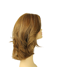 Load image into Gallery viewer, Riva PRE-CUT LIGHT BROWN WITH ASH BLONDE HIGHLIGHTS  Skin Top Size L
