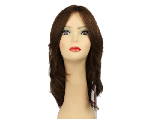 RINA BROWN WITH HIGHLIGHTS  SKIN TOP SIZE M PRE-CUT