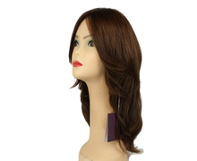 Load image into Gallery viewer, RINA BROWN WITH HIGHLIGHTS  SKIN TOP SIZE M PRE-CUT
