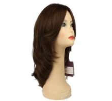 Load image into Gallery viewer, RINA BROWN WITH HIGHLIGHTS  SKIN TOP SIZE M PRE-CUT
