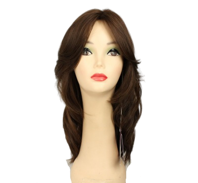RINA BROWN WITH REDDISH HIGHLIGHTS SKIN TOP SIZE L PRE-CUT