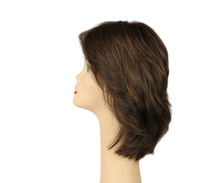 Load image into Gallery viewer, Shlomit Dark Brown With Light Brown Highlights Skin Top Size M Pre-Cut
