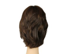 Load image into Gallery viewer, Shlomit Dark Brown With Light Brown Highlights Skin Top Size M Pre-Cut
