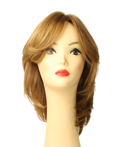 Shlomit BLONDE WITH HIGHLIGHTS MULTI-DIRECTIONAL Skin Top Size M PRE-CUT