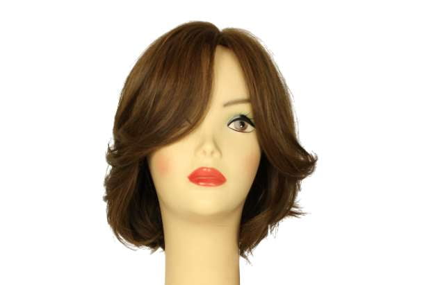 Dorothy Medium Brown With Dark Blonde Highlights Multi-Directional Skin Top Size S Pre-Cut