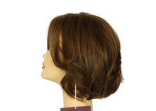 Load image into Gallery viewer, Dorothy Medium Brown With Dark Blonde Highlights Multi-Directional Skin Top Size S Pre-Cut
