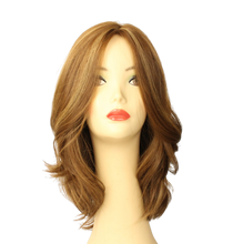 Load image into Gallery viewer, Riva PRE-CUT LIGHT BROWN WITH ASH BLONDE HIGHLIGHTS MULTI-DIRECTIONAL Skin Top Size L
