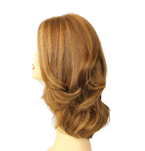 Load image into Gallery viewer, Riva PRE-CUT LIGHT BROWN WITH ASH BLONDE HIGHLIGHTS MULTI-DIRECTIONAL Skin Top Size L
