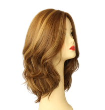 Load image into Gallery viewer, Riva PRE-CUT LIGHT BROWN WITH ASH BLONDE HIGHLIGHTS MULTI-DIRECTIONAL Skin Top Size L
