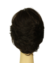 Load image into Gallery viewer, Linda  DARK BROWN WITH REDDISH HIGHLIGHTS MULTI-DIRECTIONAL Skin Top Size m PRE-CUT
