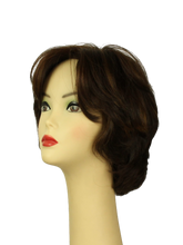 Load image into Gallery viewer, Linda  medium brown with red highlights MULTI-DIRECTIONAL Skin Top Size m PRE-CUT
