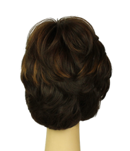 Load image into Gallery viewer, Linda  medium brown with red highlights MULTI-DIRECTIONAL Skin Top Size m PRE-CUT
