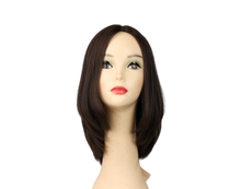 Load image into Gallery viewer, Rina Dark Brown With Reddish Highlights Skin Top Size M
