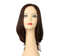 Load image into Gallery viewer, Rina Dark Brown with Reddish highlights Multi-Directional Skin Top size S
