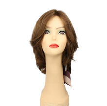 Load image into Gallery viewer, SHLOMIT LIGHT BROWN WITH ASH BLONDE HIGHLIGHTS SKIN TOP SIZE S
