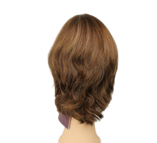 Load image into Gallery viewer, SHLOMIT LIGHT BROWN WITH ASH BLONDE HIGHLIGHTS SKIN TOP SIZE S
