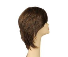 Load image into Gallery viewer, Shlomit Medium Brown With Highlights Skin Top Size M Pre-Cut
