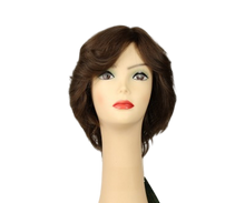 Load image into Gallery viewer, Shlomit Medium Brown With Highlights Skin Top Size S Pre-Cut
