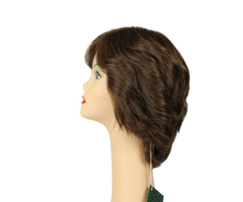 Load image into Gallery viewer, Shlomit Medium Brown With Highlights Skin Top Size S Pre-Cut
