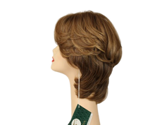 Load image into Gallery viewer, Shlomit Blonde With Highlights Skin Top Size S Pre-Cut
