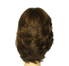 Load image into Gallery viewer, Shlomit Medium Brown With Blonde Highlights Skin Top Size M
