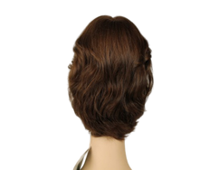 Load image into Gallery viewer, Shlomit Medium Brown With Blonde Highlights Skin Top Size M
