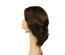 Load image into Gallery viewer, Shlomit Dark Brown with Warm highlights Skin Top Size S
